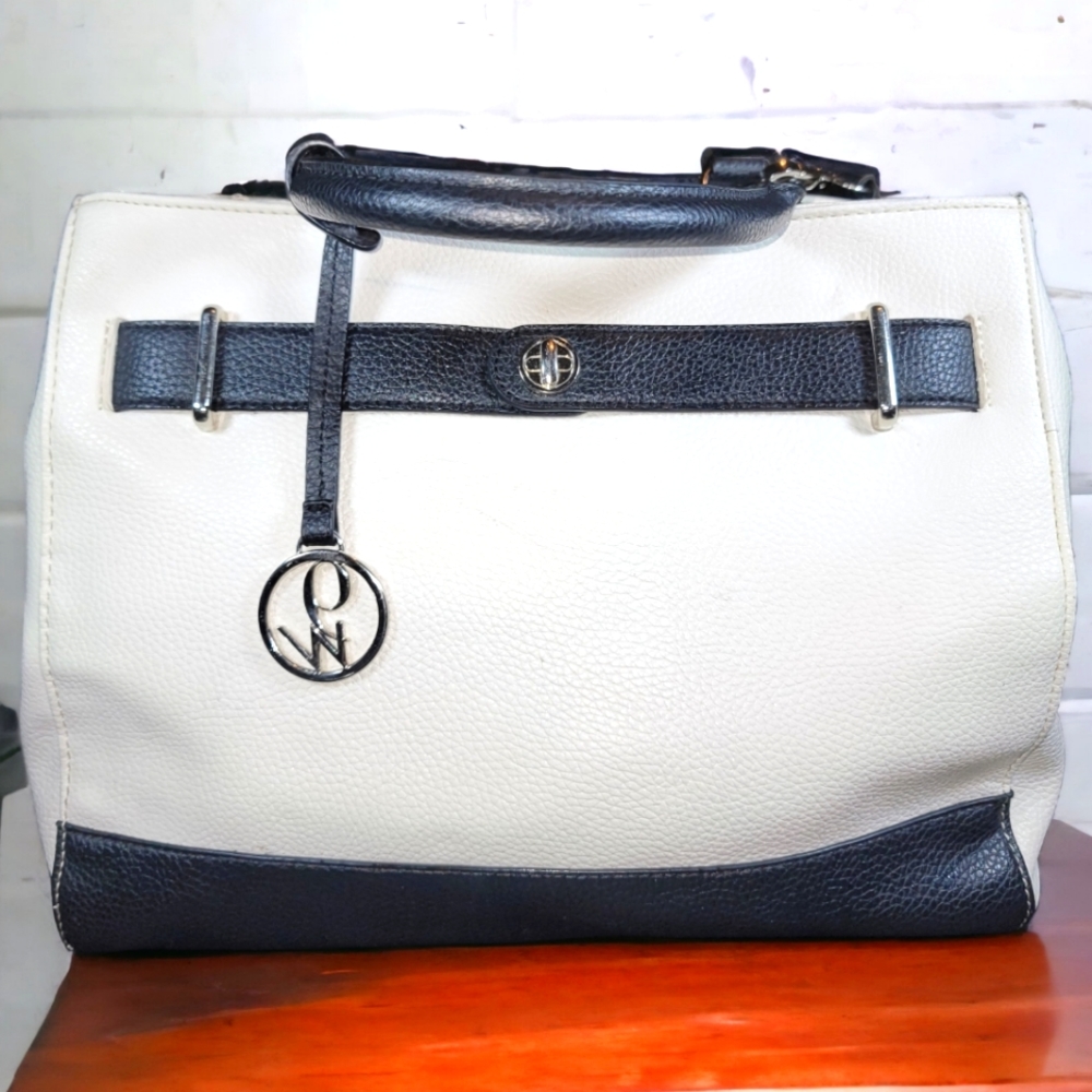 Nine West Black & White Handbag